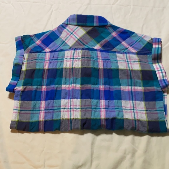 Tommy Hilfiger Womens Button Up Sleeveless Top Blouse Size L - Picture 6 of 6